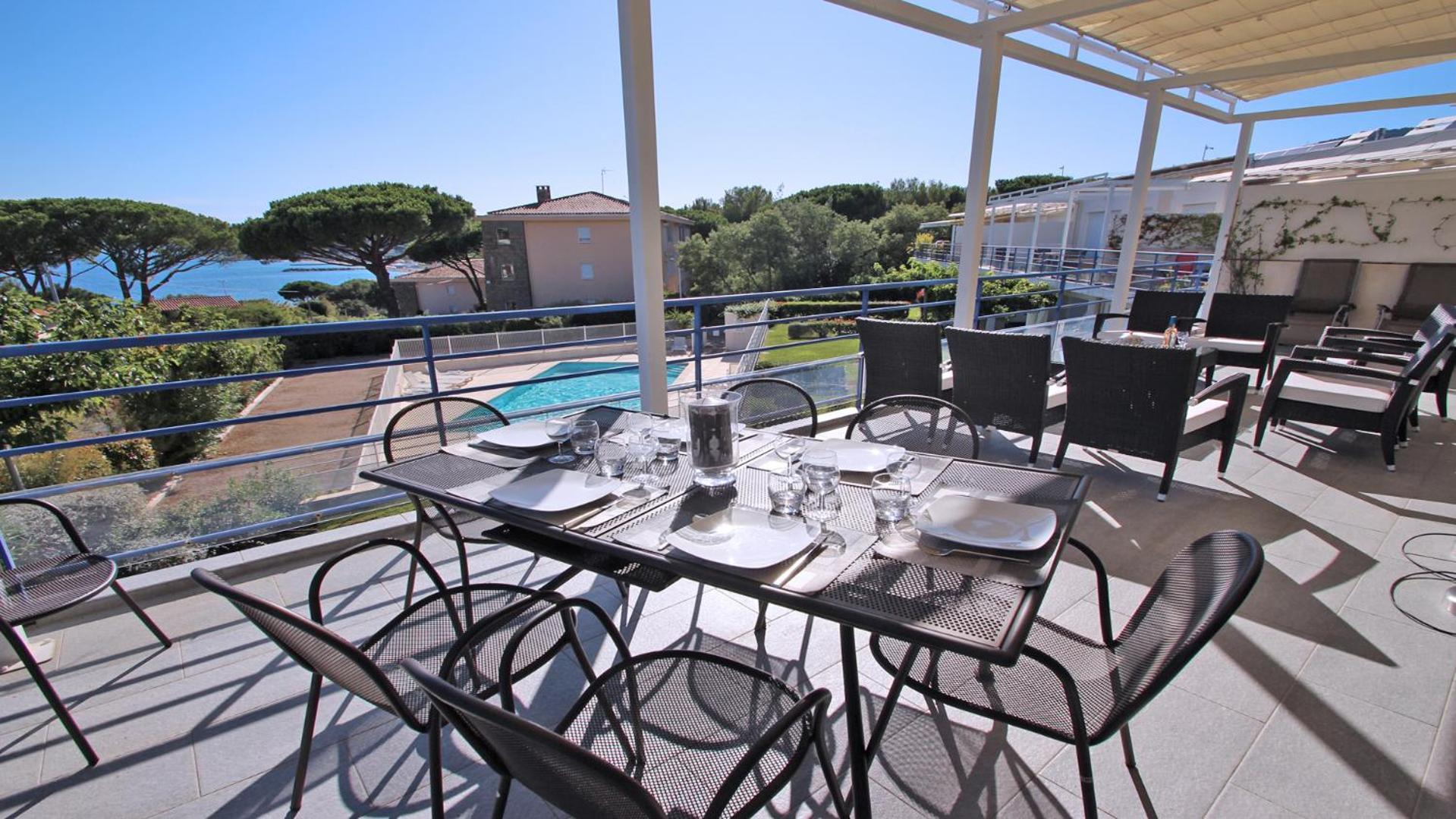 Ferienwohnung Les Terrasses De La Croisette Sainte-Maxime Exterior foto